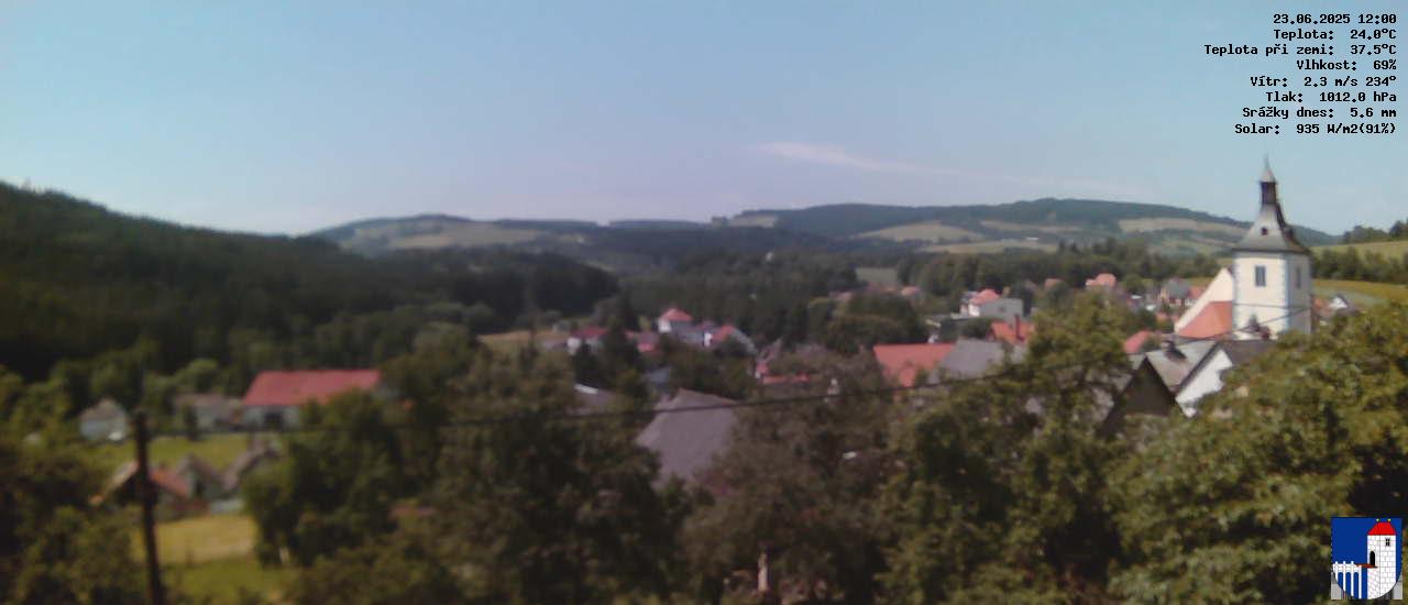 v poledne